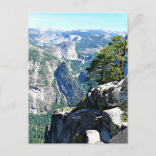 View from Glacier Point, Yosemite, CA Postcard