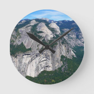 View from Glacier Point, Yosemite, CA Round Clock