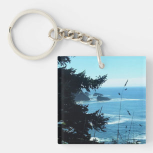 View from Hart's Cove, Oregon Coast Key Ring