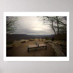View from Hawk Mountain Poster