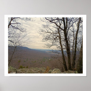 View from Hawk Mountain Poster
