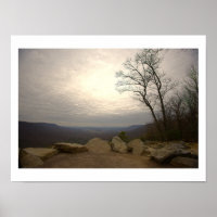 View from Hawk Mountain Poster