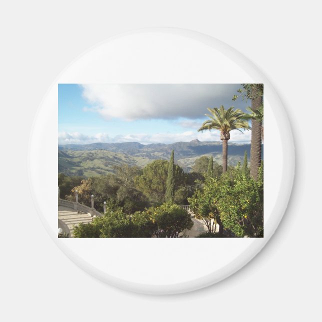 View from Hearst Castle Magnet (Front)