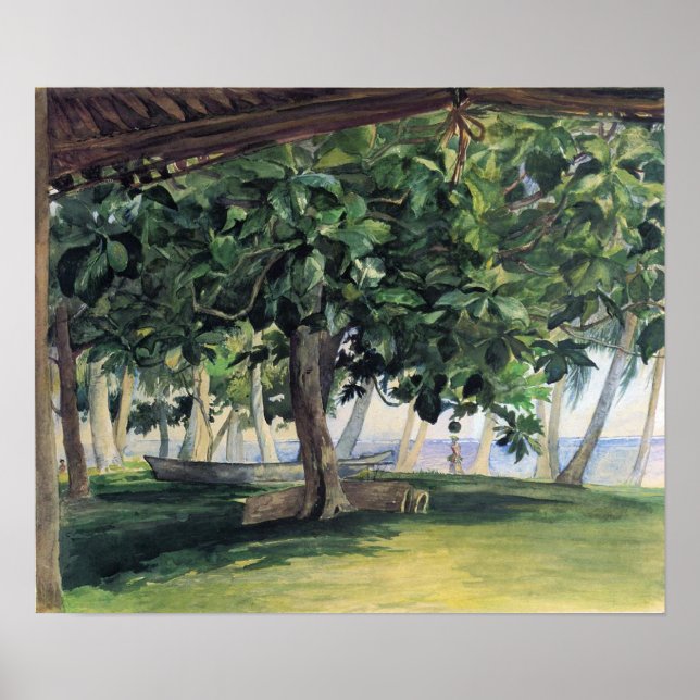 'View From Hut' - John LaFarge Print (Front)