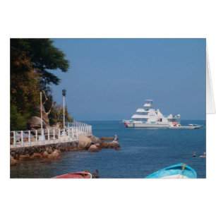 view from island off of Puerto Vallarta card