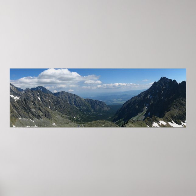 View from Koprowa Pass, Tatras Poster (Front)