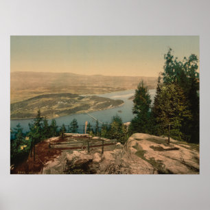 View from Krogkleven, Ringerike, Norway Poster