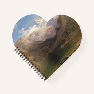 View from Lake Gosau to the Dachstein Notebook