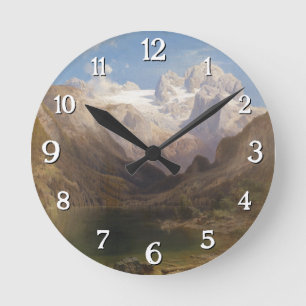 View from Lake Gosau to the Dachstein Round Clock