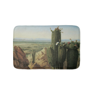 View from Maricopa Mountain Near Rio Gila by Pratt Bath Mat
