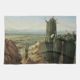 View from Maricopa Mountain Near Rio Gila by Pratt Tea Towel