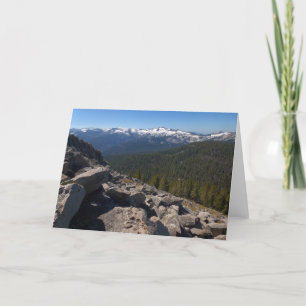 View from Mitchell Peak at Sequoia National Park Card