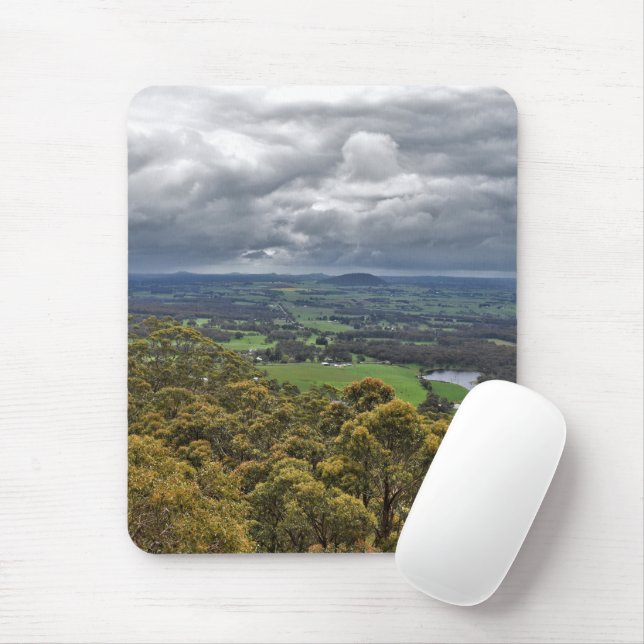 View from Mount Buninyong  Mouse Pad (With Mouse)