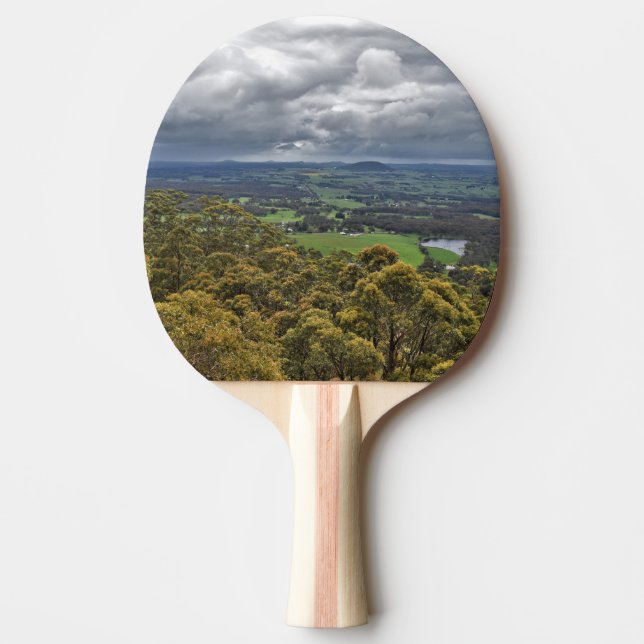 View from Mount Buninyong Ping Pong Paddle (Front)