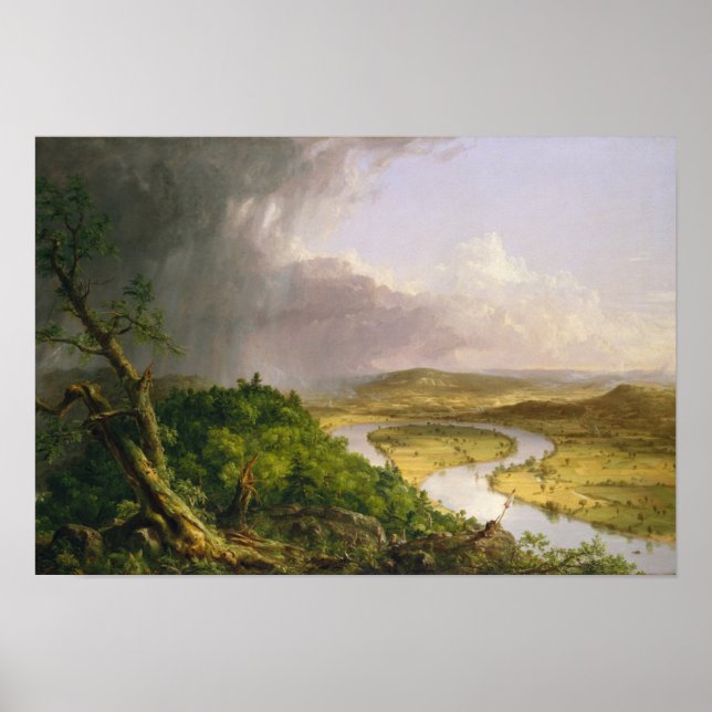 View from Mount Holyoke, Northampton, Poster (Front)