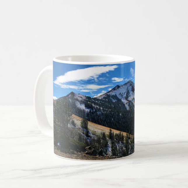 View from Mount Howard Summit, OR Coffee Mug (Front Left)