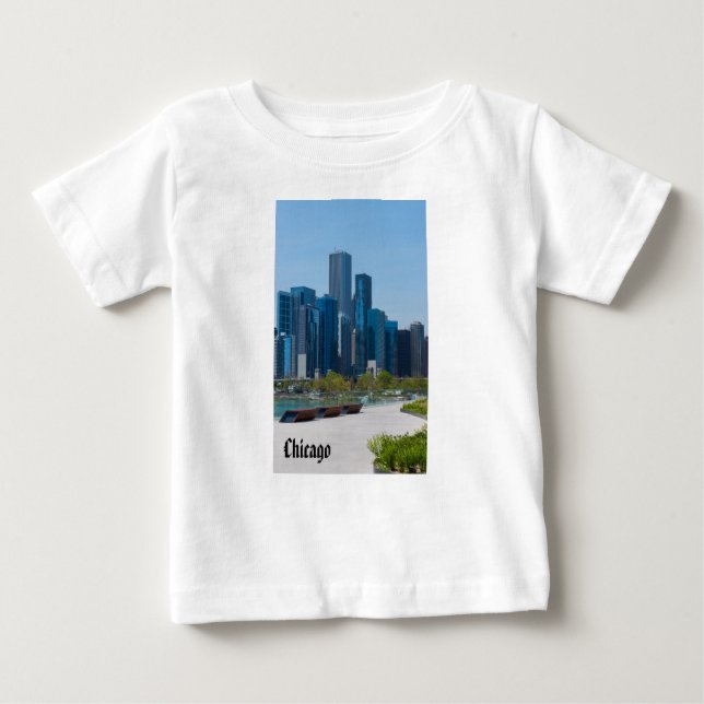 View From Navy Pier Baby T-Shirt (Front)