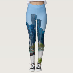 View From Navy Pier Leggings