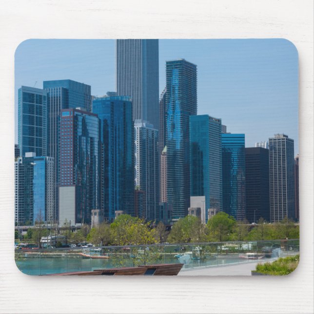 View From Navy Pier Mouse Pad (Front)