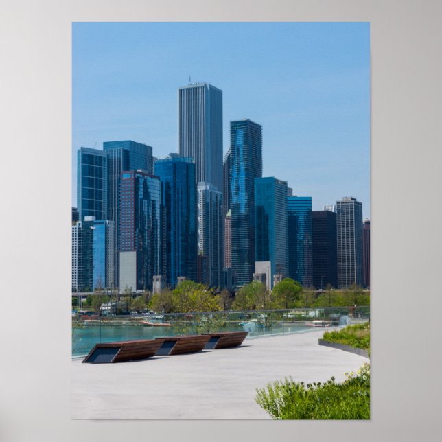 View From Navy Pier Poster (Front)
