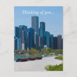 View From Navy Pier Thinking Of You Postcard