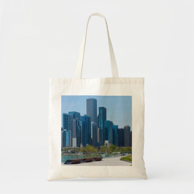 View From Navy Pier Tote Bag (Front)