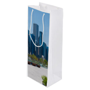 View From Navy Pier Wine Gift Bag