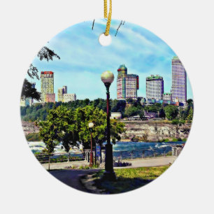 View From Niagara Falls State Park Ceramic Ornament