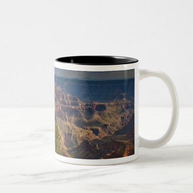 View from North Rim Visitor Centre - Grand Two-Tone Coffee Mug (Right)