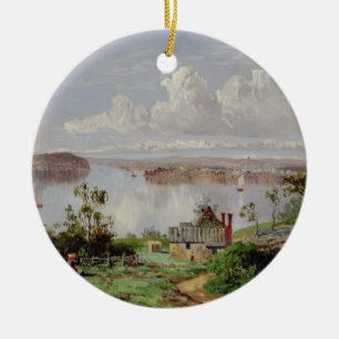 View From Onions Port, Sydney Ceramic Ornament