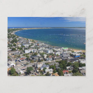 View from Pilgrim Monument Cape Cod Postcard