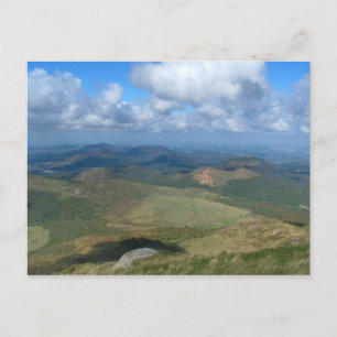 View from Puy de Dôme Postcard
