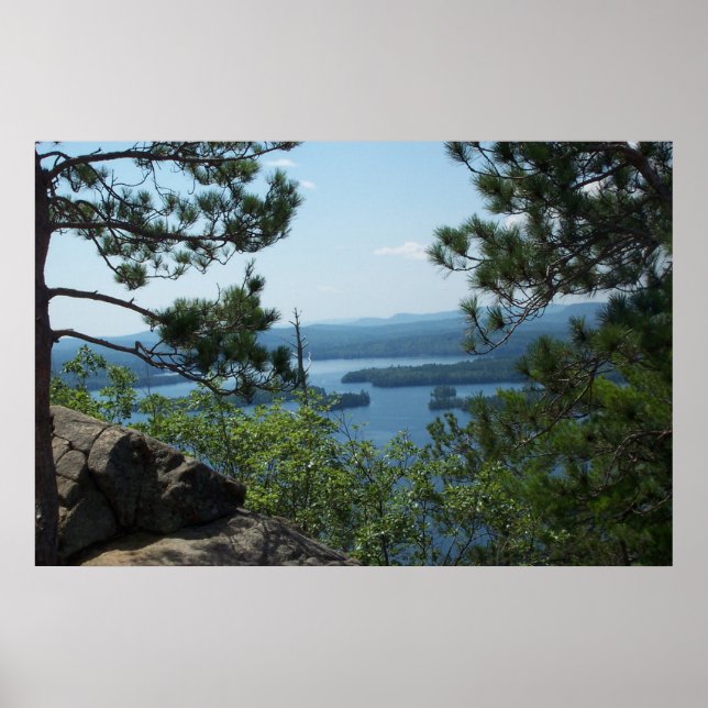View from Rattlesnake Mountain Poster (Front)