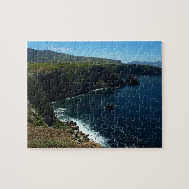 View from Santa Cruz Island in Channel Islands Jigsaw Puzzle (Horizontal)