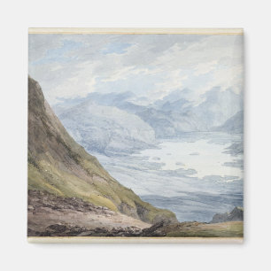 View from Skiddaw over Derwentwater (w/c over penc Magnet