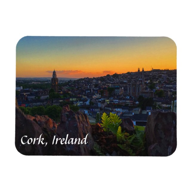 View from St. Patrick&#x27;s Hill, Cork Ireland Magnet (Horizontal)