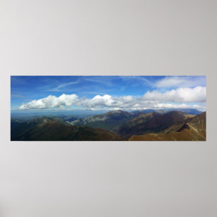 View from Starorobocianski Wierch Tatras Poster
