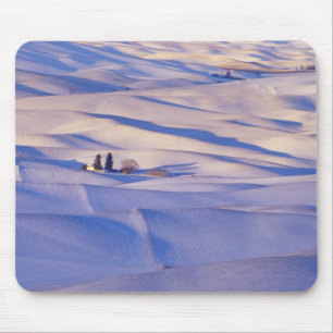 View from Steptoe Butte of rolling hills Mouse Pad