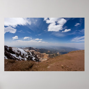 View From Summit of Pikes Peak Poster