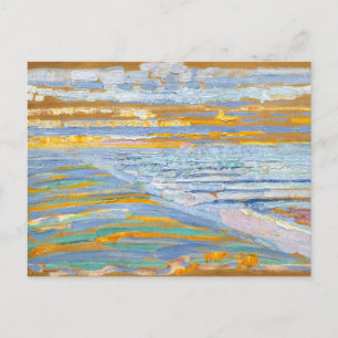 View from the Dunes painting by Piet Mondrian Postcard