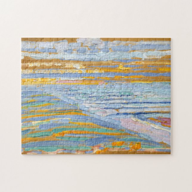 View from the Dunes with beach by Piet Mondrian Jigsaw Puzzle (Horizontal)
