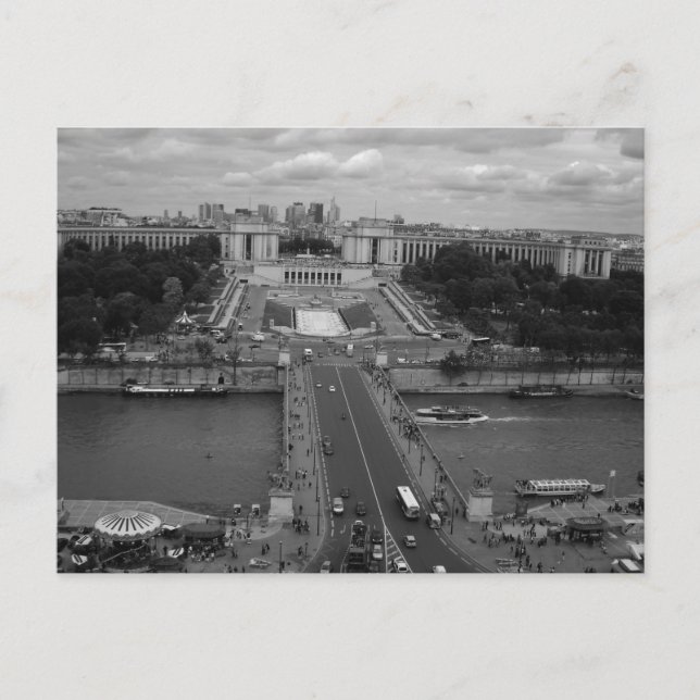 View from the Eifeltower Postcard (Front)