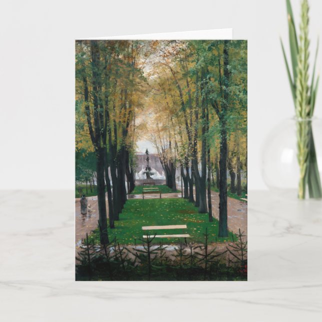 View from the Fürstenberg Gallery | Hugo Birger Card (Front)