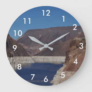 View from the Hoover Dam 2016. Large Clock