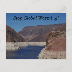 View from the Hoover Dam 2016. Postcard