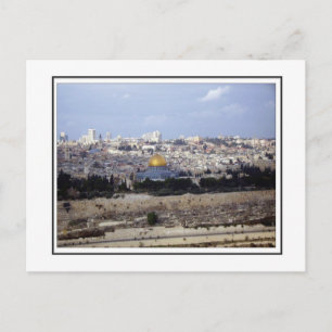 View from the Mount of Olives Postcard