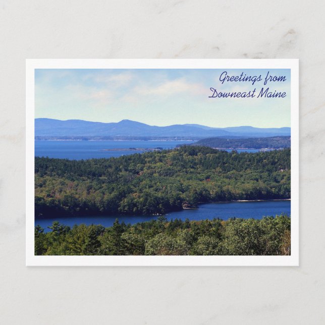 View from the overlook postcard (Front)