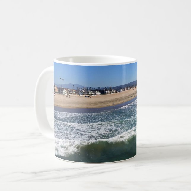 View from the Pier, Newport Beach, California Coffee Mug (Front Left)