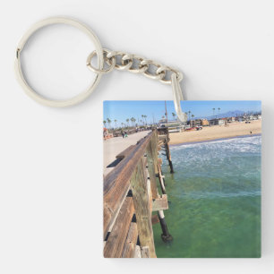 View from the Pier, Newport Beach, California Key Ring