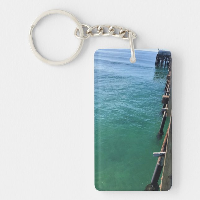 View from the Pier, Newport Beach, California Key Ring (Front)